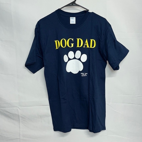Other - Dog dad T-shirt, color navy new